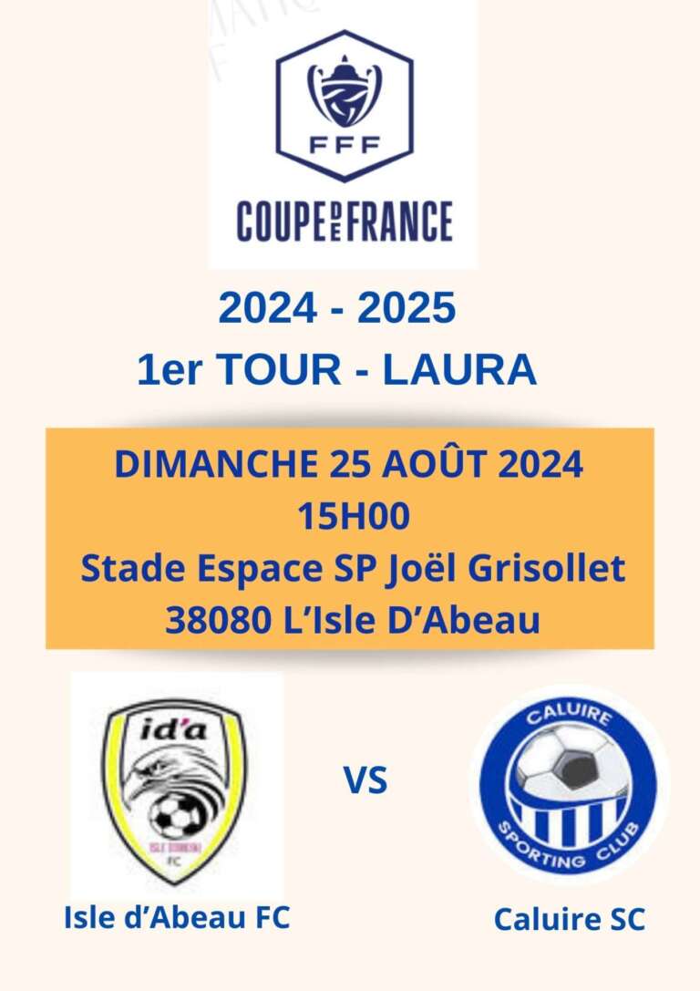 Coupe de France 2024 - 2025 1er tour